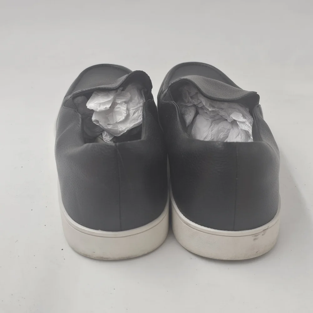 Abound Keaton Slip On Sneakers Black White Sole Cushioned Comfort Size 13